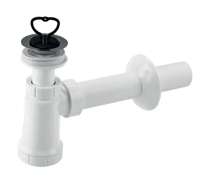 NOVASERVIS Sifon umyvadlový nerezová miska zátka plast - 410,P