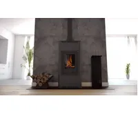 HS Flamingo Krbová kamna AQUAFLAM ® 7 s výměníkem - černá, automatická regulace (28)