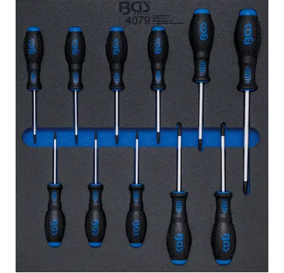 BGS Modul - šroubováky T-profil (pro Torx) T6-T40, sada 11 dílů