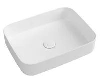ISVEA INFINITY RECTANGLE keramické umyvadlo na desku, 50x36cm, bílá ISVEA INFINITY RECTANGLE keramické umyvadlo na desku, 50x36cm, bílá