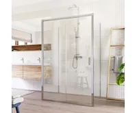 LIMA Sprchový kout, obdélník, 90x100x90x190 cm, chrom ALU, sklo Čiré LIMA Sprchový kout, obdélník, 90x100x90x190 cm, chrom ALU, sklo Čiré