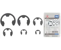 BGS Kroužky pojistné třmenové, 3-15 mm, 94 kusů BGS Kroužky pojistné třmenové, 3-15 mm, 94 kusů