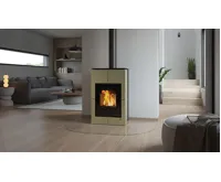 HS Flamingo Krbová kamna AQUAFLAM VARIO ® SAPORO 11/7kW olivová, elektronická regulace (12)