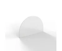 HS Flamingo Sklo pod kamna - Oblouk 700x450 mm / R350 / 6 mm (1)