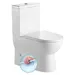 AQUALINE JALTA WC kombi, Rimless, spodní/zadní odpad, bílá AQUALINE JALTA WC kombi, Rimless, spodní/zadní odpad, bílá