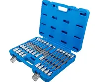 BGS Hlavice zástrčné imbus 1/2" 30 dílů sada, délky 55-100-140-200, 5-19 mm (3)