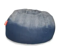 Sedací vak Jeans Round blue