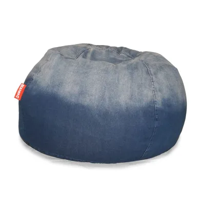 Sedací vak Jeans Round blue