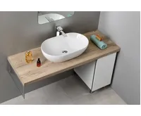 GSI PURA keramické umyvadlo na desku 60x37cm, bílá ExtraGlaze (6)