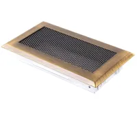 HS Flamingo Krbová mřížka 10x20 cm, mosazná patina