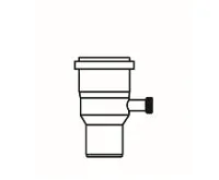 ALMEVA STARR kotlová redukce s měřícím otvorem 110/100