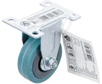 BGS Pevné kolečko | Guma | s montážní deskou | O 50 mm