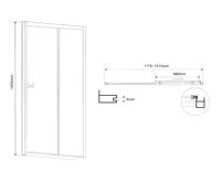AQUALINE AMADEO obdélníkový sprchový kout 1200x800 mm, L/P varianta, sklo Brick (13)