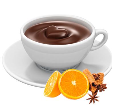 Horká čokoláda Antico Eremo - Pomeranč & Skořice 30g