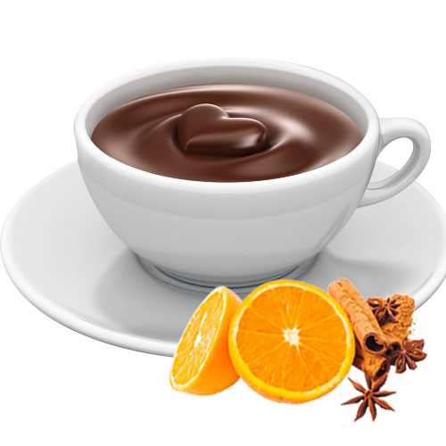 Horká čokoláda antico eremo - pomeranč & skořice 30g