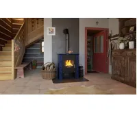 HS Flamingo Kachlová kamna FLAMINGO ® BALI, kachle modrá (13)