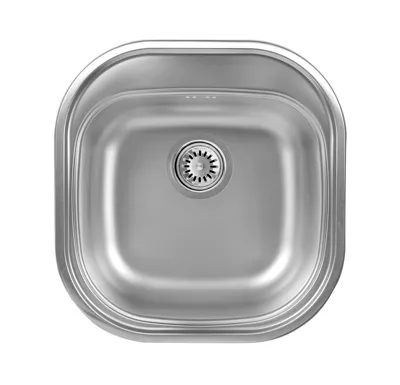 NOVASERVIS Dřez 46x48 luxus s přepadem nerez - DR46/48