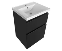 AQUALINE ALTAIR umyvadlová skříňka 52x72,5x45cm, černá mat (3)