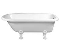 POLYSAN FOXTROT volně stojící vana 170x75x64cm, nohy bílé, bílá (3)