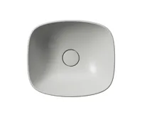 GSI NUBES keramické umyvadlo na desku 40x35cm, cenere mat (3)