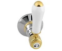 SAPHO ANTEA podomítková sprchová baterie, 2 výstupy, chrom/zlato (5)