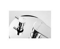 SAPHO KAI podomítková sprchová baterie, 2 výstupy, otočný přepínač, chrom (1)