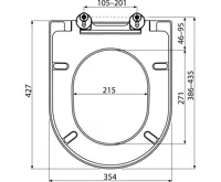 ALCAPLAST WC sedátko Softclose, Click systém, Duroplast A674S (1)