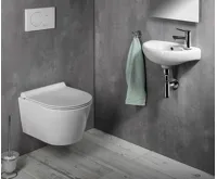 CREAVIT OVAL keramické umývátko 39x23cm, bílá (5)