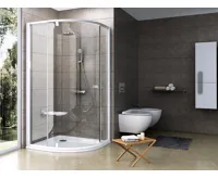 Ravak sprchový kout čtvrtkruh PSKK3-80 bílá+transparent Ravak sprchový kout čtvrtkruh PSKK3-80 bílá+transparent