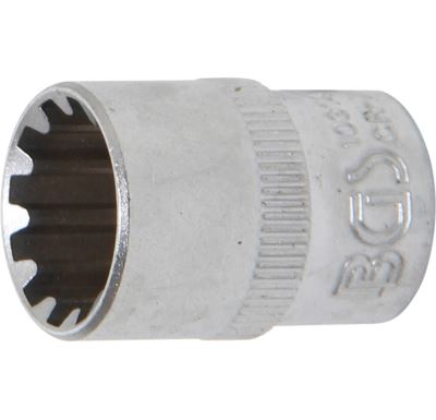 BGS Hlavice nástrčná 3/8" 14 mm "GearLock"