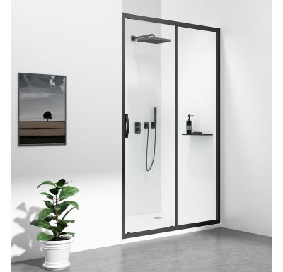 GELCO SIGMA SIMPLY BLACK sprchové dveře posuvné 1000 mm, čiré sklo