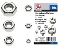 BGS Matice, M3 - M10, sada 150 dílů BGS Matice, M3 - M10, sada 150 dílů
