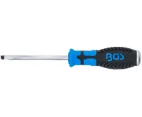 BGS Šroubovák plochý 6,0 x 100 mm, 6ti hranný dřík,1/4" vnitřní čtyřhran (1)