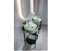 ISVEA INFINITY OVAL keramické umyvadlo na desku, 60x40cm, zelená mint (6)