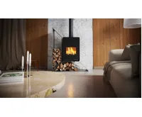 HS Flamingo Krbová kamna FLAMINGO DELUXE ® KAMPA levá, šedá (15)