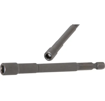 BGS Hlavice nástrčná,velmi dlouhá, pro vrtačky, pohon vnější šestihran 6,3 mm,(1/4")Drive,6mm