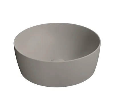 GSI NUBES keramické umyvadlo na desku průměr 40cm, tortora mat