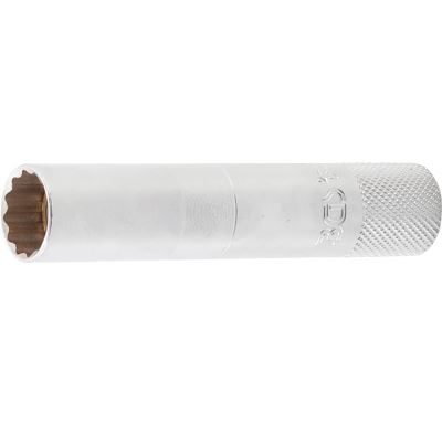 BGS Hlavice nástrčná 3/8" 14 x 90 mm, pro zapalovací svíčky, 12ti hranná s magnetem
