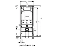 Geberit Duofix 111.300.00.5 pro závěsná WC do sádrokartonu (1)