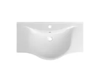 AQUALINE ZARA 80 keramické umyvadlo nábytkové 79,5x46cm, bílá (1)