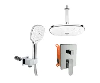 Sprchový set s dvoucestnou podomítkovou bateríí