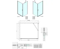 POLYSAN ZOOM čtvercový sprchový kout 700x700mm L/P varianta (10)