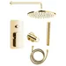 SAPHO SPY podomítkový sprchový set s pákovou baterií, otočný přepínač, 2 výstupy, zlato SAPHO SPY podomítkový sprchový set s pákovou baterií, otočný přepínač, 2 výstupy, zlato