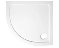 AQUALINE TECMI sprchová vanička z litého mramoru, čtvrtkruh 90x90cm, R550, bílá AQUALINE TECMI sprchová vanička z litého mramoru, čtvrtkruh 90x90cm, R550, bílá