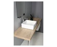 SAPHO UBEGA keramické umyvadlo na desku 38x38 cm, bílá (1)