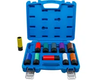 BGS Sada nástrčných hlavic ,  12,5 mm (1/2") ,  15 - 27 mm a speciální šrouby pro kola ,  11dí BGS Sada nástrčných hlavic ,  12,5 mm (1/2") ,  15 - 27 mm a speciální šrouby pro kola ,  11dí