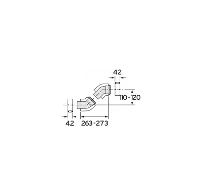 Vaillant Koleno 2x 45°