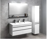 SAPHO SITIA skříňka vysoká 35x172x32cm, 2x dvířka, levá/pravá, bílá mat (3)