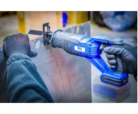 BGS Akumulátorová pila ocaska,  bezkartáčová,  18 V,  bez akumulátoru (3)