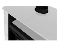 HS Flamingo Kachlová kamna AQUAFLAM VARIO ® PERU 11/5kW, kachle bílá, elektronická regulace (13)